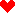 pixellated red heart